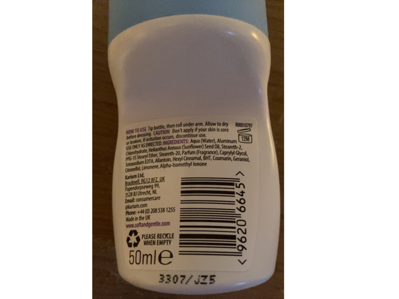 Soft & Gentle Anti-Perspirant Deodorant, Cotton Touch, 50 mL