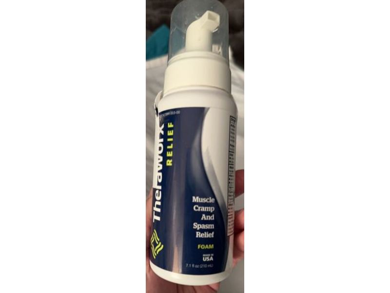 Theraworx Relief Muscle Cramp & Spasm Relief Foam, 7.1 fl oz/210 mL