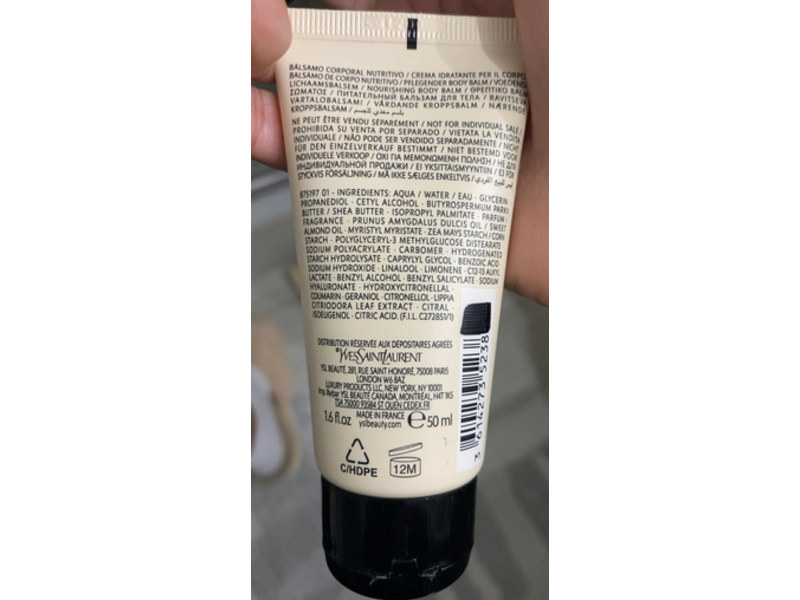 Yves Saint Laurent Libre Nourishing Body Balm, 1.6 fl oz/50 mL