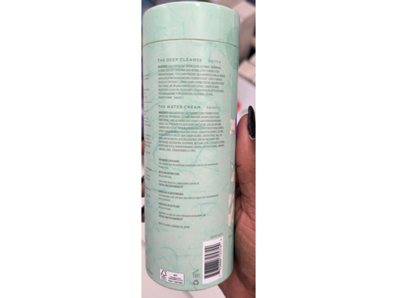 Tatcha The Deep Cleanser & The Water Cream, 1.7 fl oz/50 mL