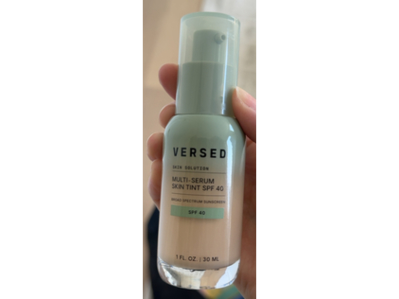 Versed Skin Solution Multi-Serum Skin Tint, SPF 40, 4W - Light/Medium Warm, 1 fl oz/30 mL
