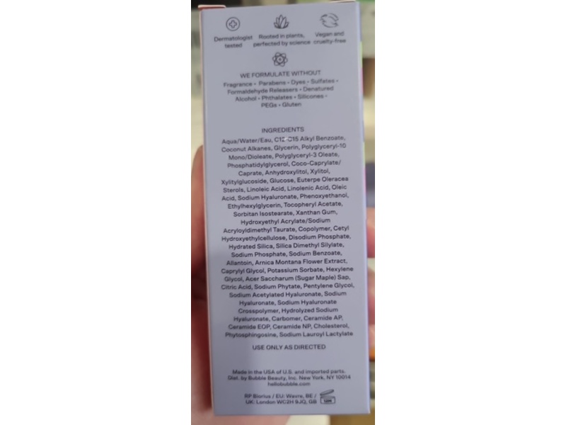 Bubble Cosmic Silk Hydrating Milky Toner, 3.4 fl oz/100 mL