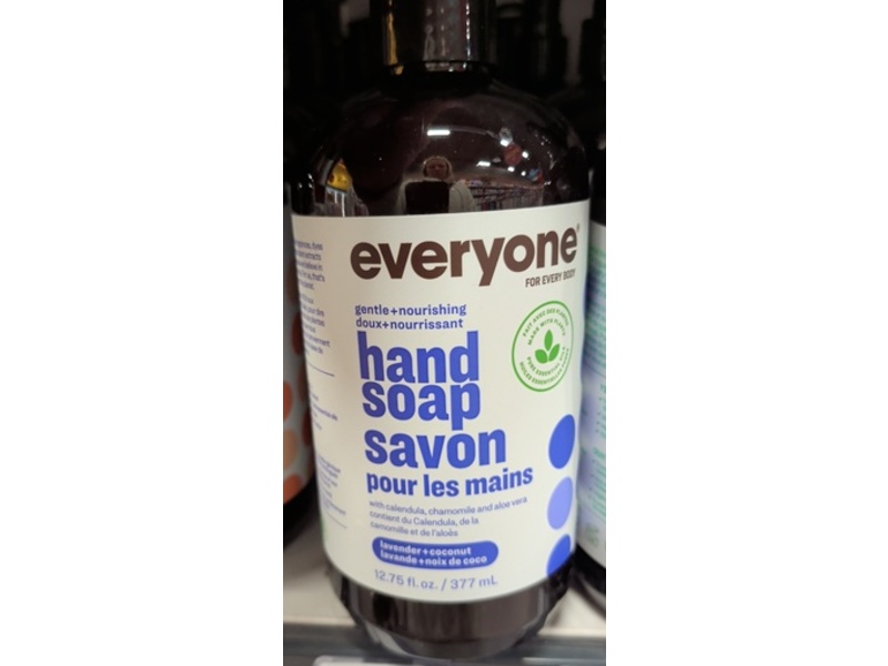 Everyone Gentle+Nourishing Hand Soap, Lavender+Coconut, 12.75 fl oz/377 mL