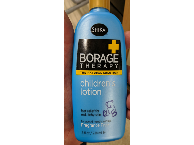 ShiKai Plus Borage Therapy Children's Lotion, Fragrance Free, 8 fl oz/238 ml