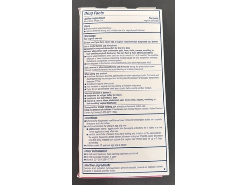 Vagisil 7 Day Yeast Infection Treatment, 1.59 oz/45 g