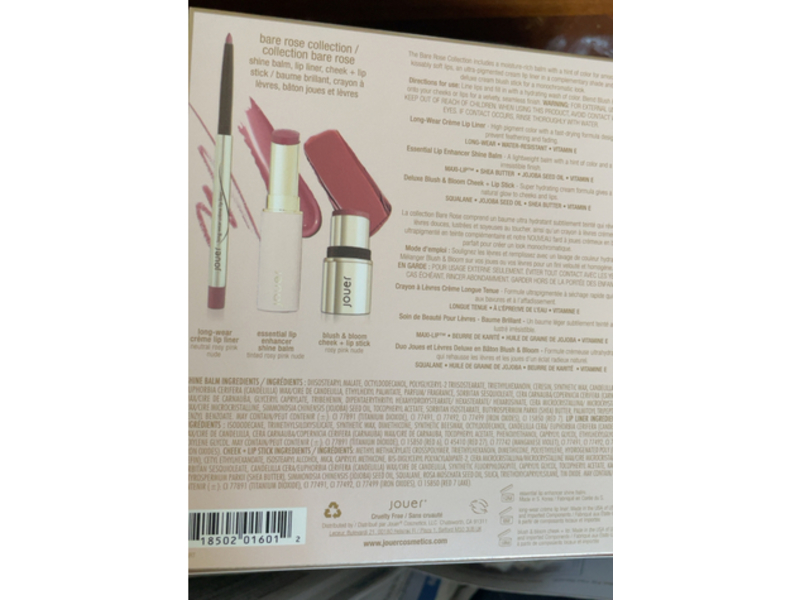 Jouer Bare Rose Collection Shine Kit