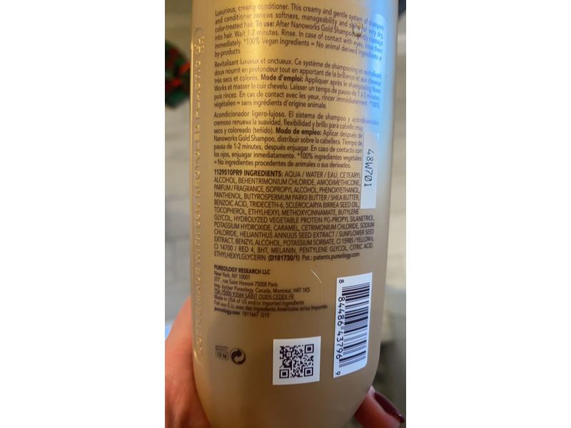 Pureology Nanoworks Gold Conditioner, 9 fl oz/266 mL
