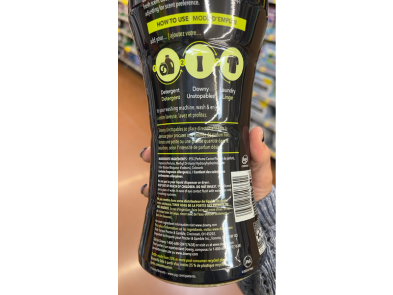 Downy Unstopables In - Wash Scent Booster, Paradise, 24.0 oz/680 g