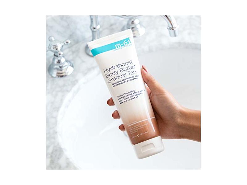 M-61 Hydraboost Body Butter Gradual Tan, Unscented, 7.8 fl oz/230 mL