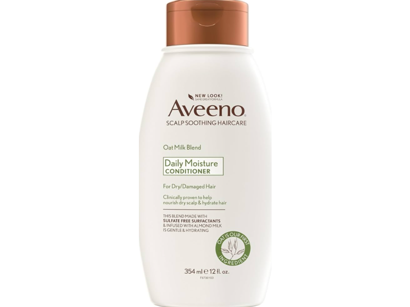 Aveeno Daily Moisture Conditioner, Oat Milk Blend, 12 fl oz/354 mL