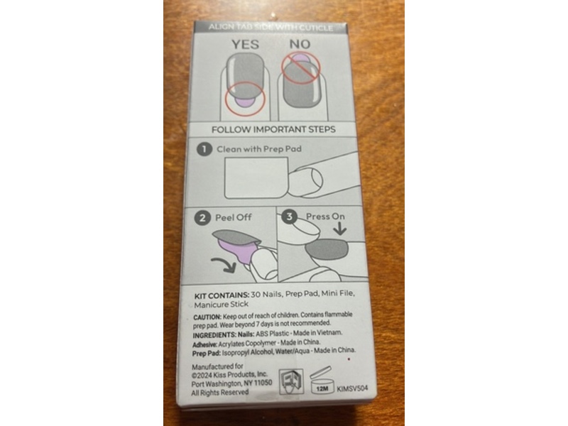 Impress The No Glue Mani Short Nails, 30 Count