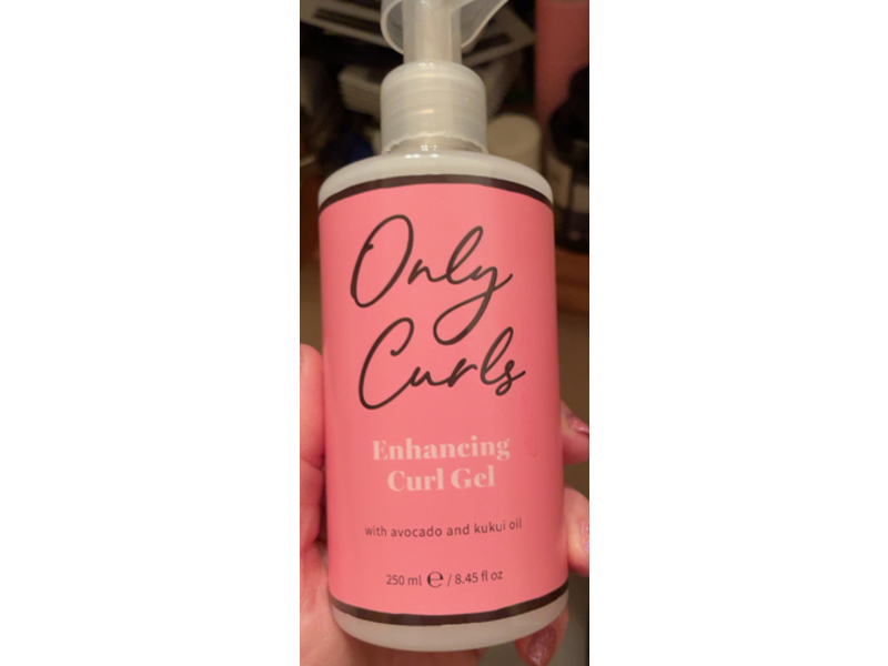 Only Curls Enhancing Curl Gel, Avocado & Kukui Oil, 8.45 fl oz/250 mL