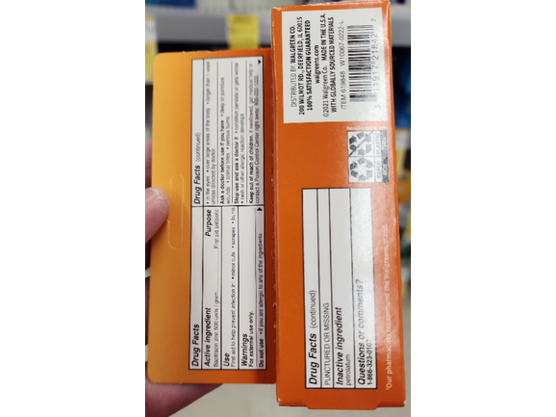 Walgreens Bacitracin Ointment, 1 oz/28 g