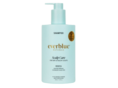 Everblue Scalp Care Shampoo, Soothing Manuka + Elderberry & Aloe Vera, 13.5 fl oz/400 mL