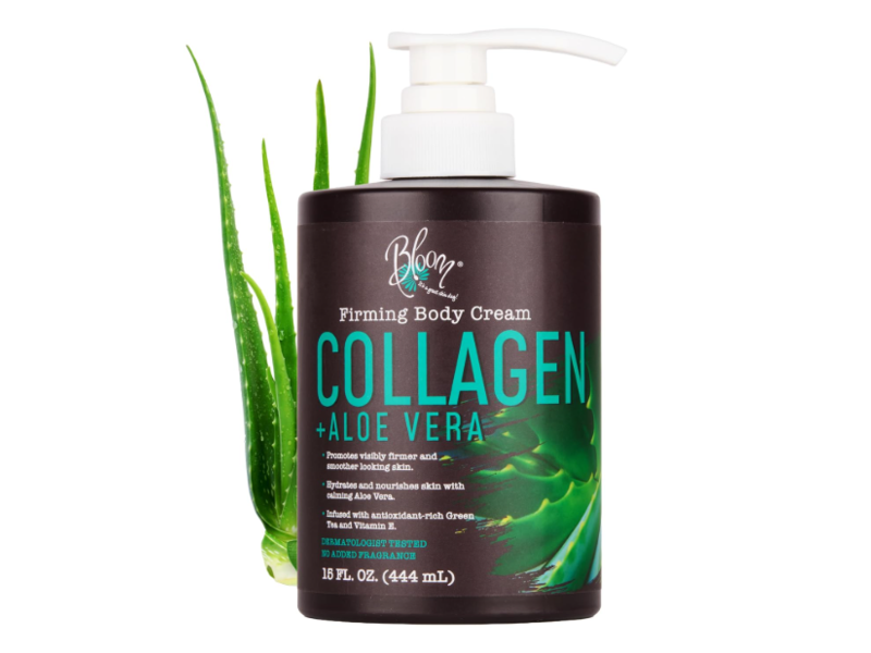 Bloom Intensive Firming Cream, Collagen+Aloe Vera, 15 fl oz/444 mL