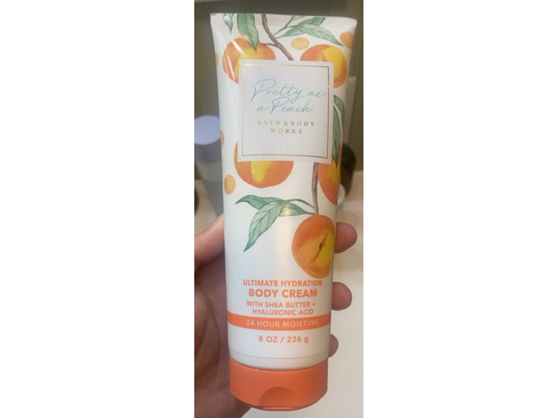 Bath & Body Works Body Cream, Shea Butter + Hyaluronic Acid, 8 oz/226 g