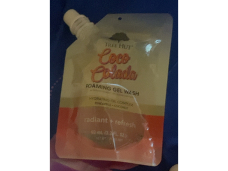 Tree Hut Foaming Gel Wash, Coco Colada, 3.3 fl oz/93 mL