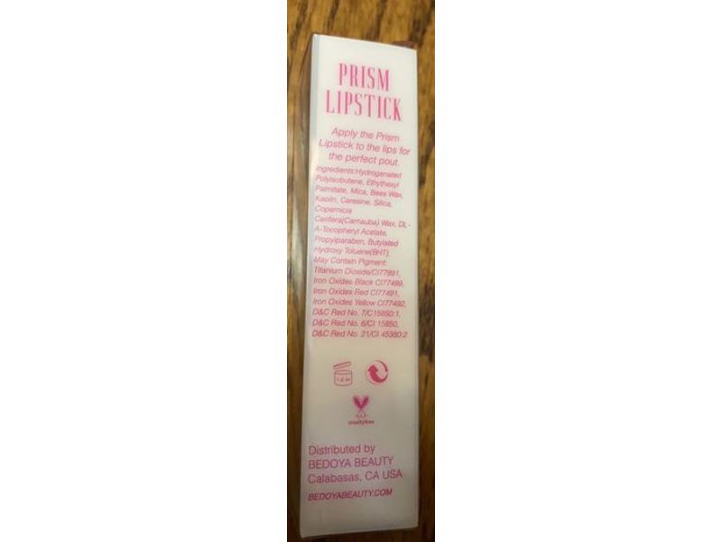 Bedoya Beauty Prism Matte Lipstick, Birthday Suit, 3.8 g