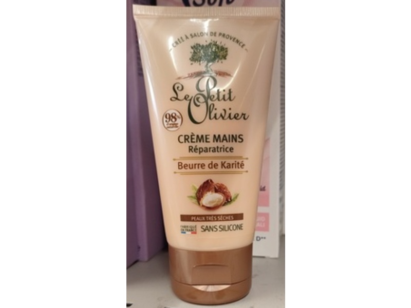 Le Petit Olivier Repairing Hand Cream, Shea Butter, 75 mL