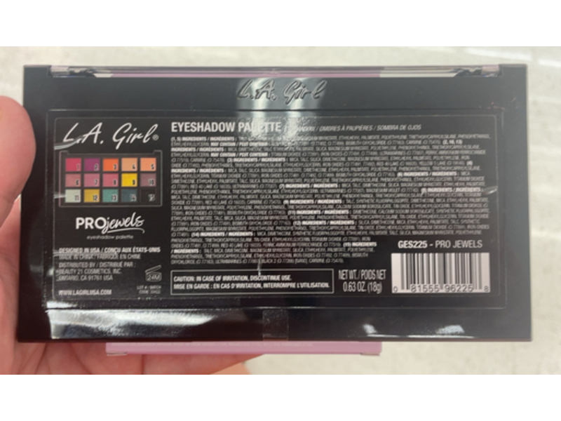 L. A. Girl Eyeshadow Palette, Pro Jewels, 1 oz