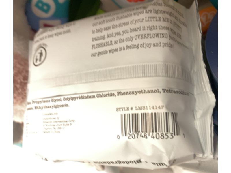 Little Me Flushable Wipes