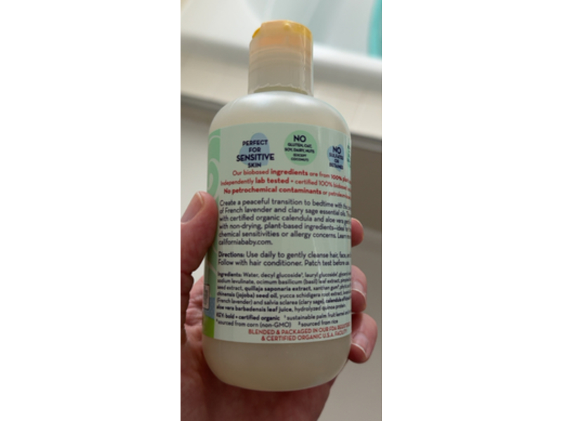 California Baby Calming Shampoo & Body Wash, French Lavender, 8.5 fl oz/251 mL