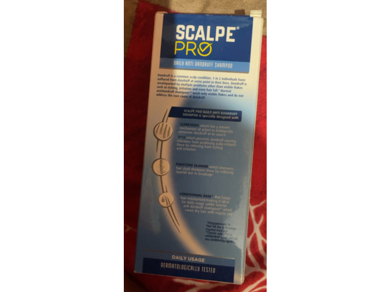 Scalpe Pro Daily Anti-Dandruff Shampoo, 110 mL