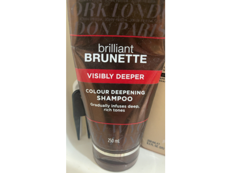 John Frieda Brilliant Brunette Visibly Deeper Colour Deepening Shampoo, 250 mL
