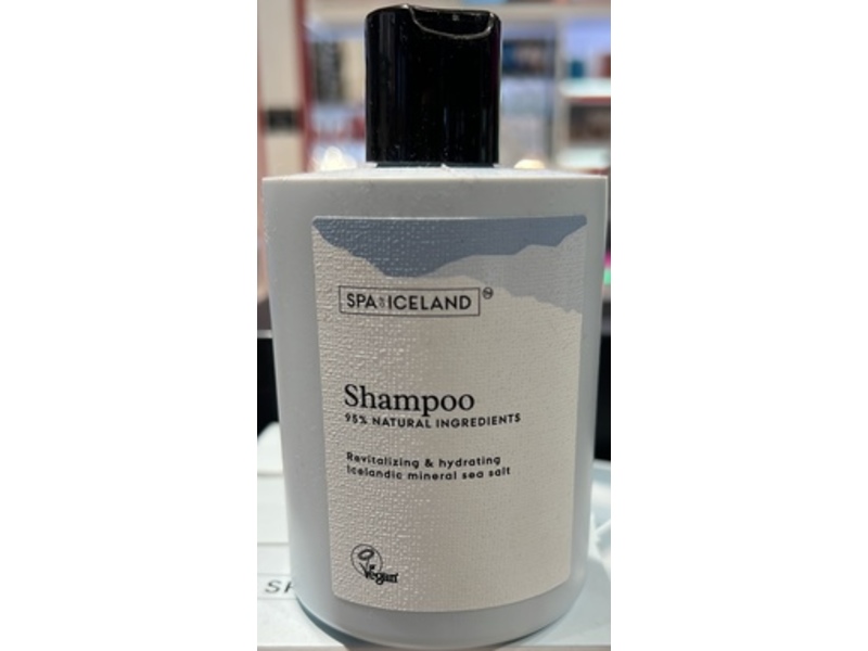 Spa of Iceland Revitalizing & Hydrating Shampoo, Mineral Sea Salt, 300 mL