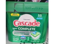 Cascade Complete Dishwasher Detergents Pacs, Fresh Scent, 25.5 oz/725 g, 55 Count - thumbnail 2