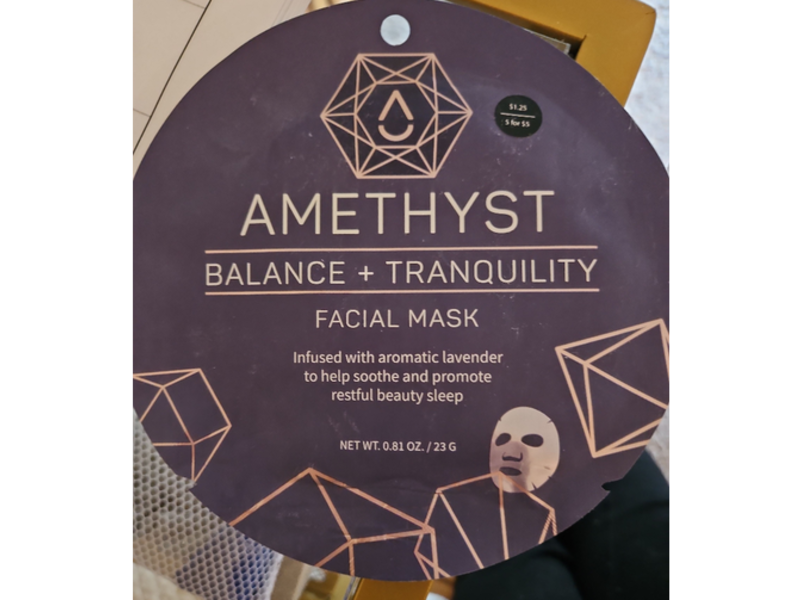 Amethyst Balance + Tranquility Facial Mask, Aromatic Lavender, 0.81 oz/23 g