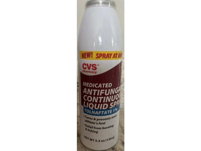 Cvs Medicated Antifungal Continuous Liquid Spray, 5.3 oz/150 g