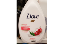 Dove Go Fresh Relieve Body Wash, Pomegranate And Lemon Verbena, 34 oz - thumbnail 2