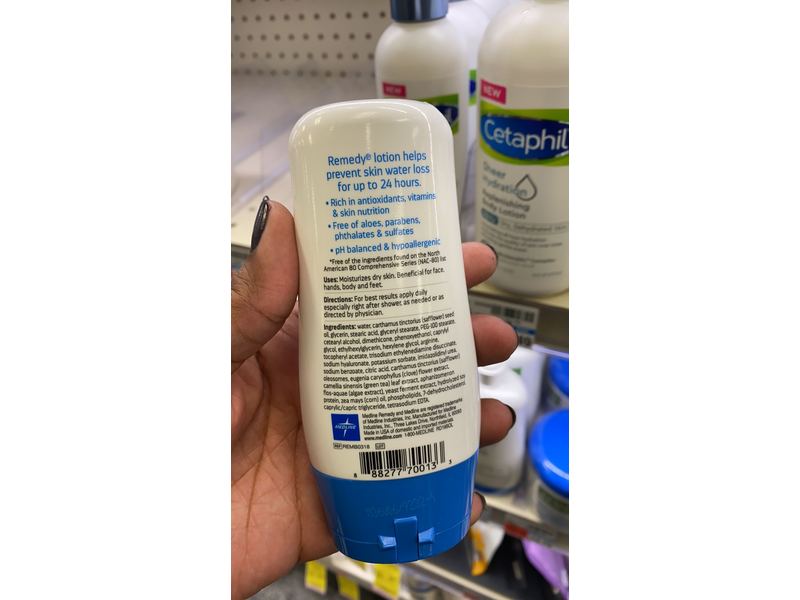 Remedy Dermatology Moisturizing Unscented Body Lotion, 3 Oz