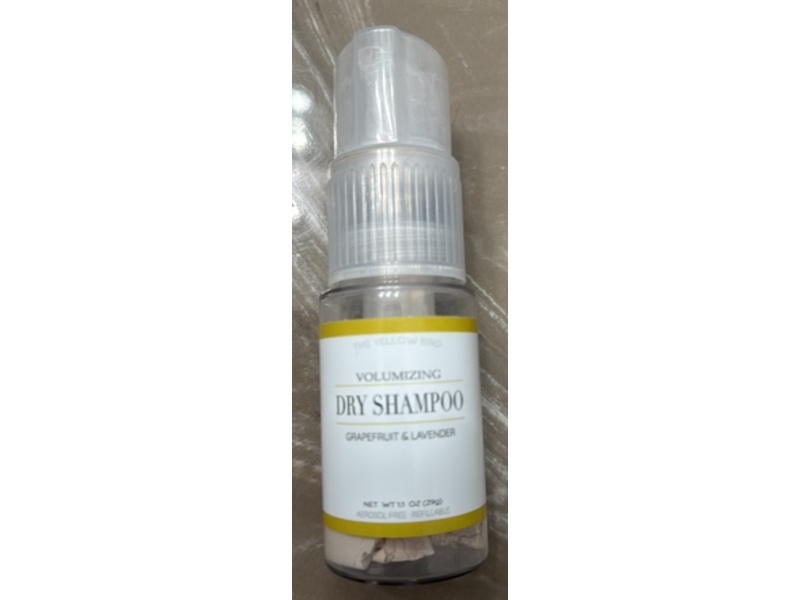 Yellow Bird Dry Shampoo, Grapefruit & Lavender, 1.1 oz/29 g