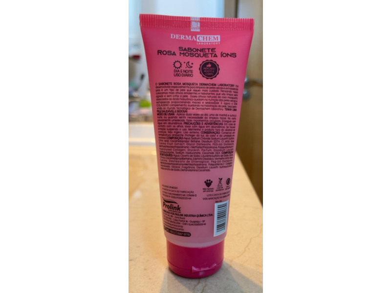 Dermachem Ultra Moisturizing Soap, Rosehip, 3.38 fl oz/100 mL