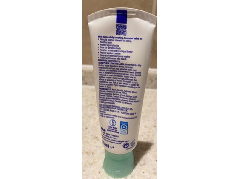 Sensodyne Pronamel Daily Protection Enamel Toothpaste, 4 oz/75 mL