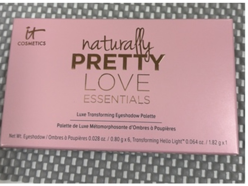It Cosmetics Naturally Eyeshadow Palette, Pretty Love, 0.064 oz/1.82 g