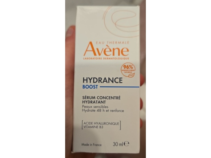 Avene Hydrance Boost Concentrated Hydrating Serum, 1 fl oz/30 mL