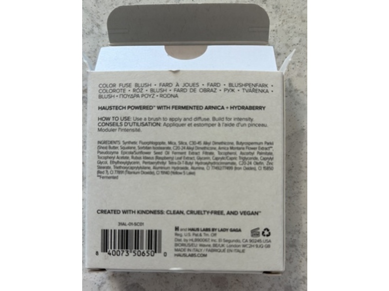 Haus Lab By Lady Gaga Color Fuse Blush, Hibiscus Haze, 0.18 oz/5 g