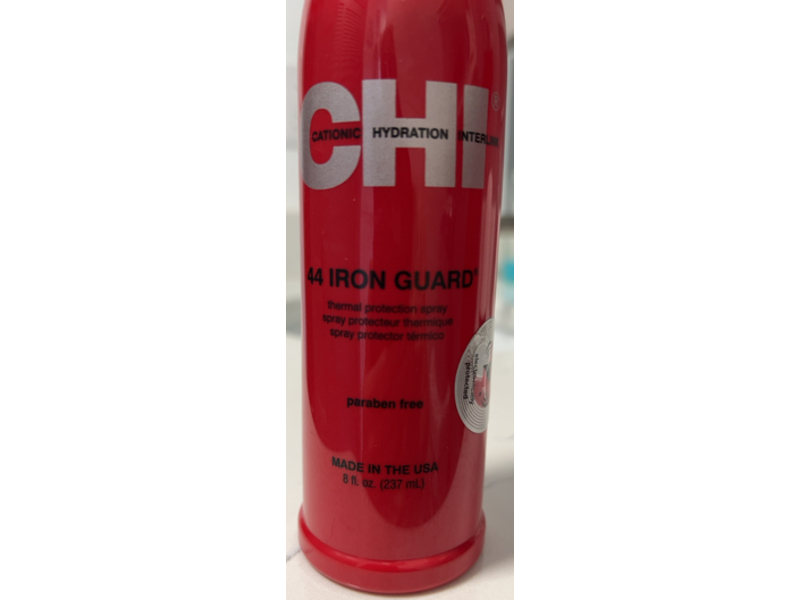 CHI 44 Iron Guard Thermal Protection Spray, 8 fl oz/237 mL.