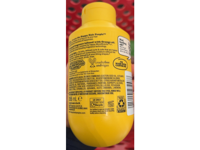 Happy Hair People Curly & Coily Hair Conditioner, 12 fl oz/355 mL