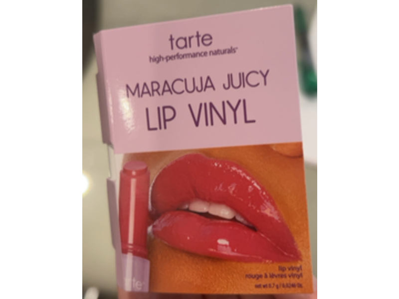 Tarte Maracuja Juicy Lip Vinyl, Hibiscus, 0.0246 oz/0.7 g