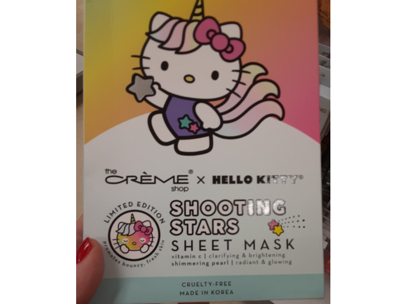 The Creme Shop X Hello Kitty Shooting Stars Sheet Mask, 2.65 oz/75 g, 3 Count