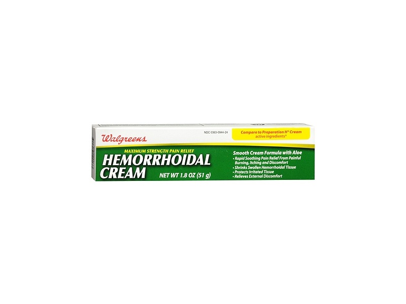 Ingredients reviewed for Walgreens Hemorrhoidal Pan Relief Cream to be 91% Top Allergen Free and free of Gluten, Coconut, Nickel, Preservatives, and Lanolin