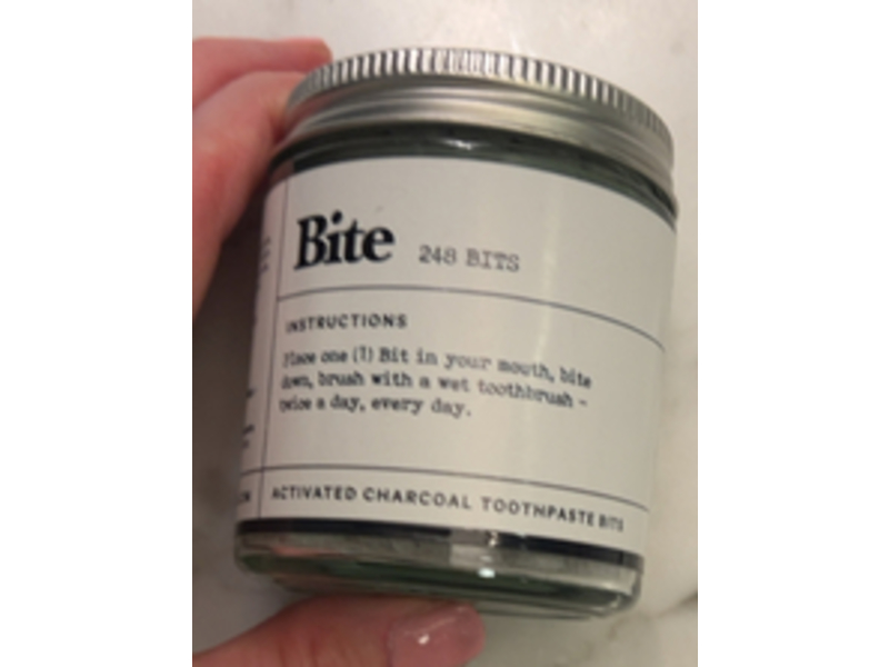 Bite Toothpaste Bits, Activated Charcoal, 248 Count
