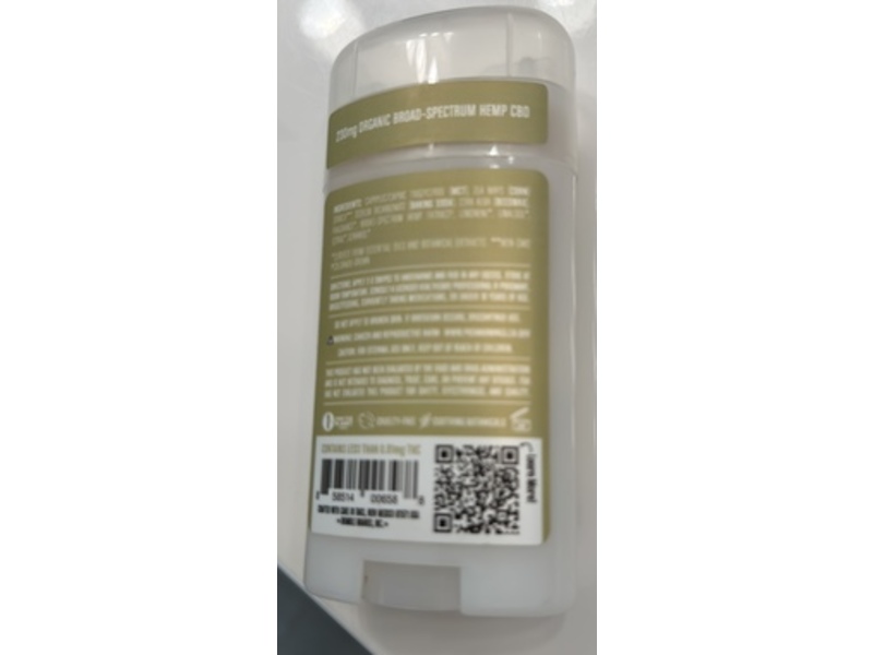 Humble Nothing Bad Aluminum Free Deodorant, Bergamot & Ginger, 2.5 oz/70 g, Pack Of 3