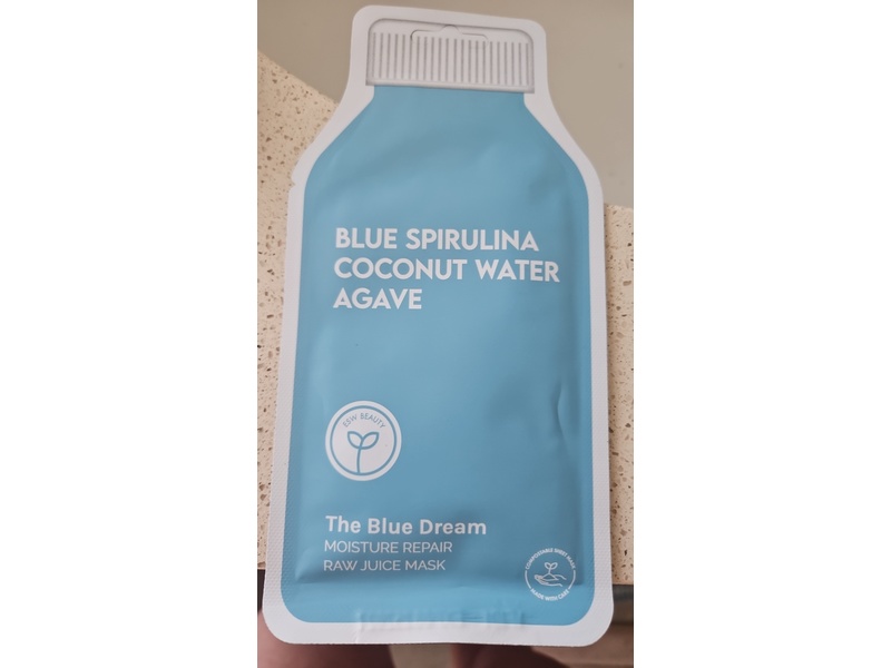 Esw Beauty Moisture Repair Raw Juice Face Mask, The Blue Dream, 0.85 fl oz/25 mL