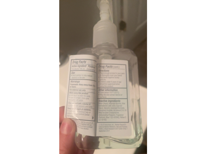 Purell Advanced Hand Sanitizer, Soothing Gel, 6.5 fl oz/192 mL