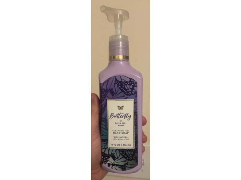 Bath & Body Works Butterfly Cleansing Gel Hand Soap, 8 fl oz/236 mL